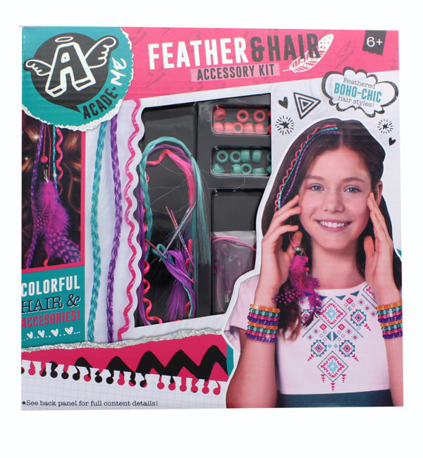 AcadeMe Feather and Hair Accessory Kit