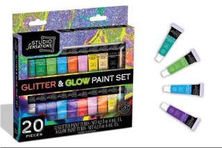 Glitter & Glow Paint Set