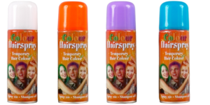 Rainbow Color Hairspray