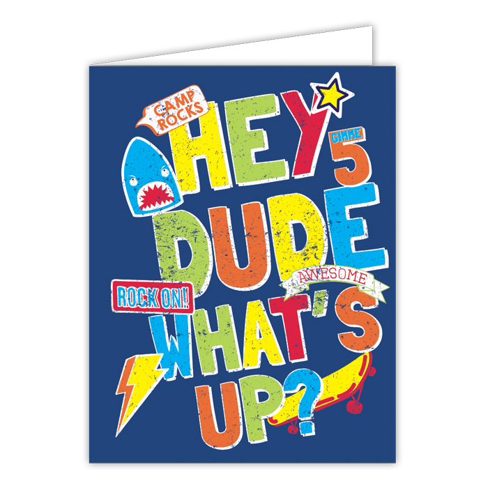 Hey Dude, What's Up? Card Camppacs