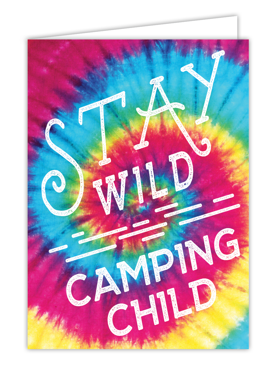 Stay Wild Camping Child Card Camppacs
