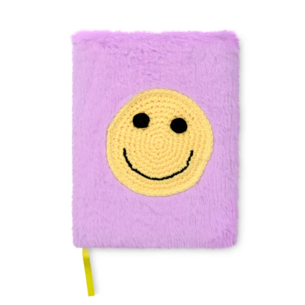 Crochet Smiley Face Journal